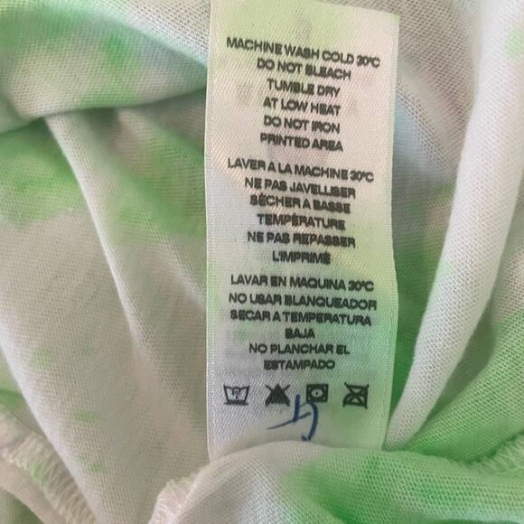 SUNDRY Tunic Women L Green‎ Abstract Tank Modal Cotton Soft Athleisure Sport Gym - Picture 8 of 10